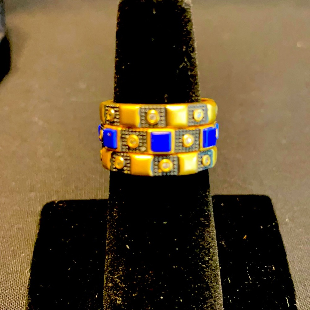 Freida Rothman 3 piece ring size 7